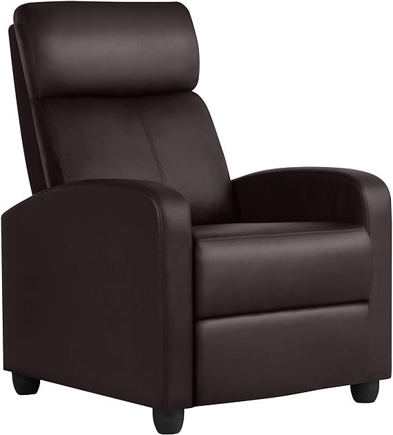 Recliner Chair PU Leather Recliner Sofa Home Theater Seating