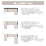 Modular Sectional Sofa, Convertible L Shaped Sofa Couch with Storage