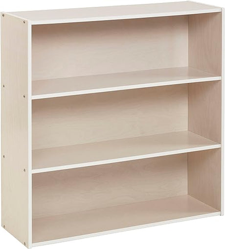 Streamline 3-Shelf Storage Cabinet, 36in, Kid's Bookshelf, Grey Wash