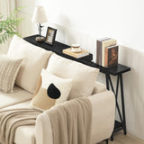 Console Table, 63" Industrial Entryway Table, Extra Long Sofa Table Behind Couch,