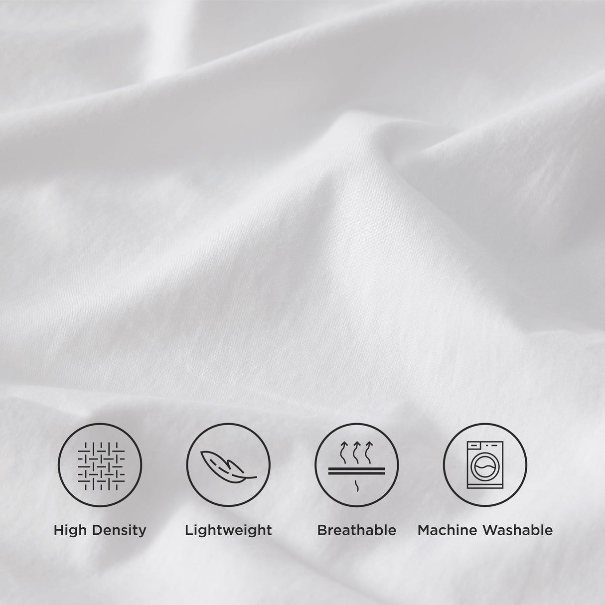 100% Cotton Sheets Queen Size - Soft Percale Sheets