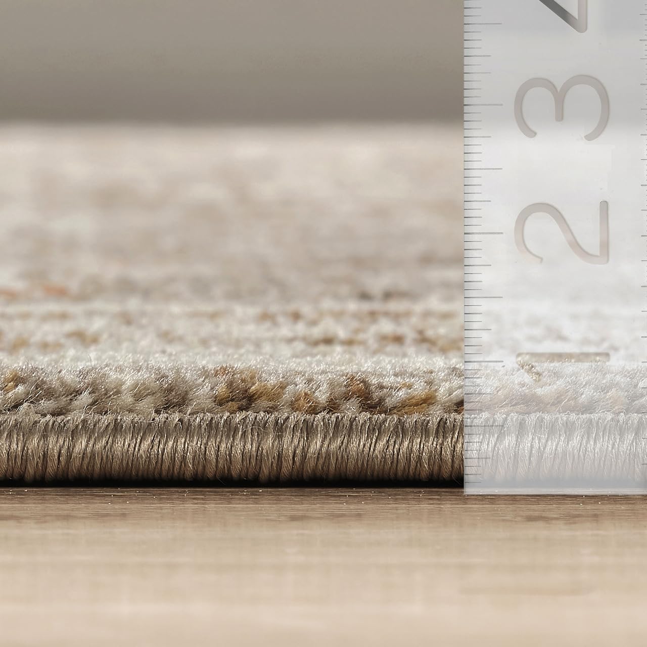 Abani Oriental & Vintage Area Rug - 8'x10' Brown Rectangle Rug for Living Room & Bedroom - Alara Vintage Collection