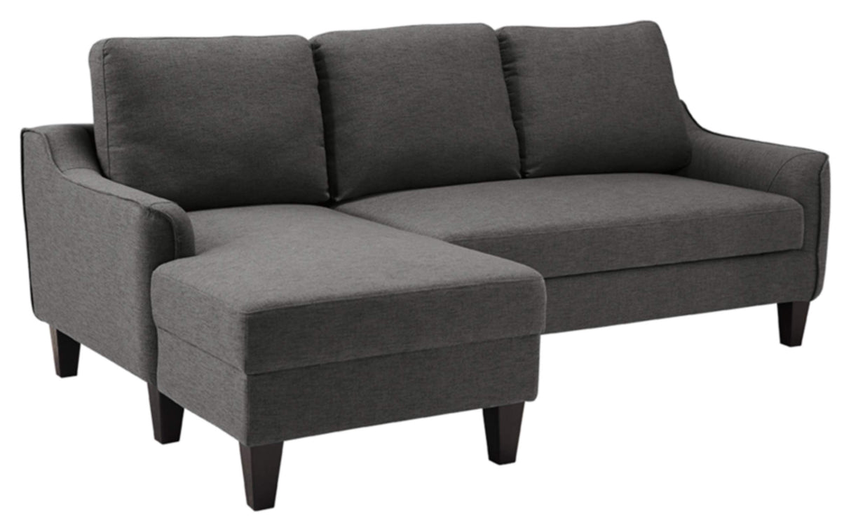 Jarreau Modern Sectional Sleeper Sofa Couch with Chaise Lounge, Gray