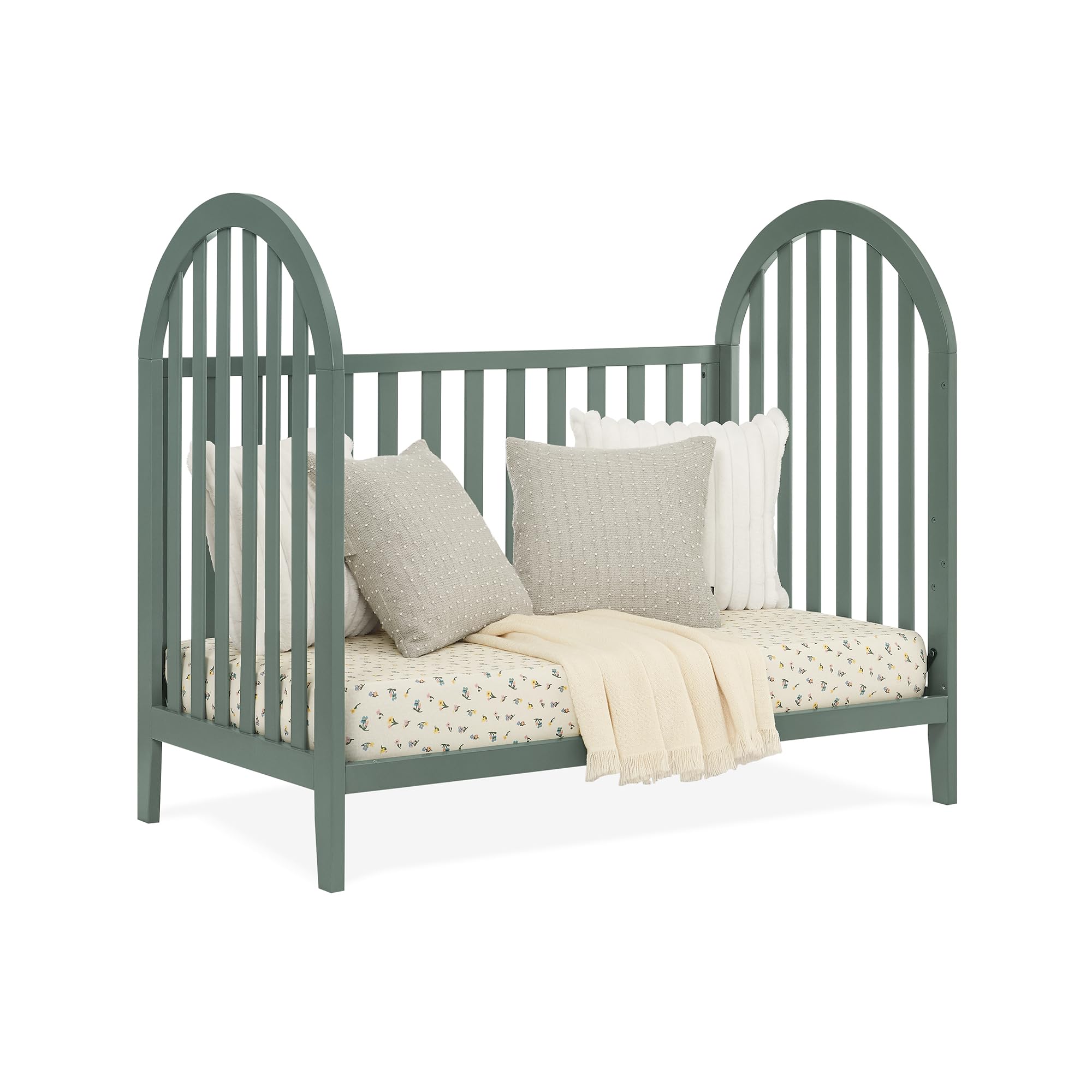 Milano 4-in-1 Convertible Crib - Greenguard Gold Certified, Grassy Glen