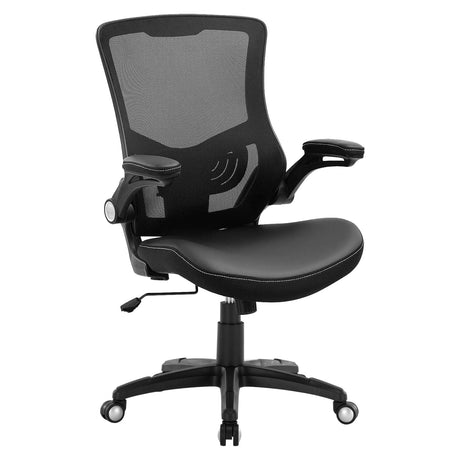 Office Chair Ergonomic Desk Chair, Computer PU Leather Home Office Chair