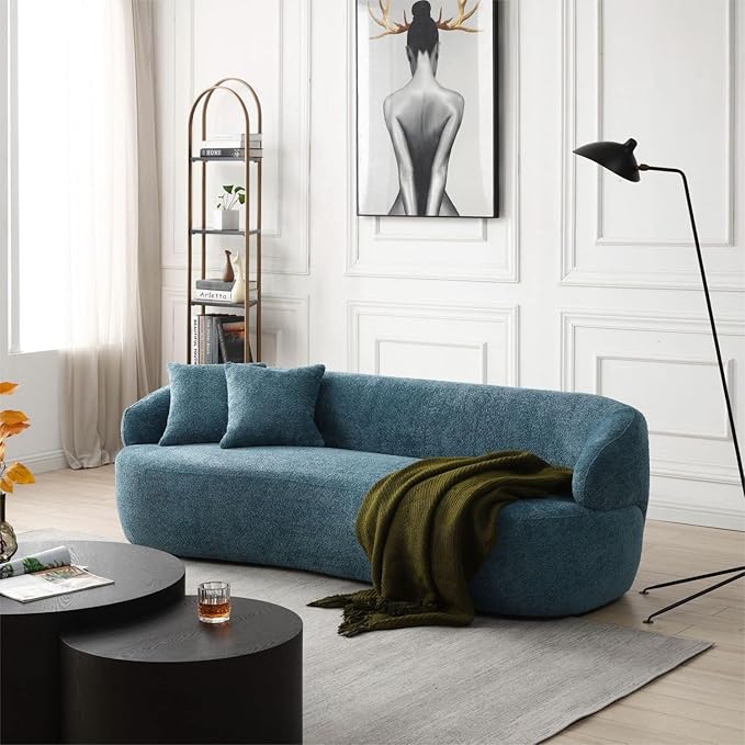 102.36" Curved Sectional Sofa Modern Couch, CircleCouch LuxurySofa Upholstery