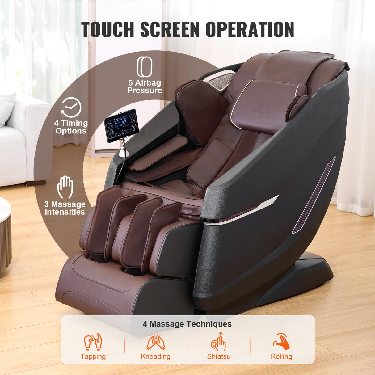 Zero Gravity Massage Chair, Full Body Massage Chair, 4D Shiatsu Massage