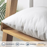 8 x 18 Pillow Inserts - Pack of 4 Outdoor Water Resistant Throw Pillow Insert