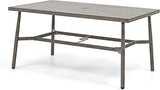 Patio Table for 8, Large Modern Rectangle Outdoor Dining Table