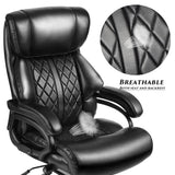 400lbs Big and Tall Office Chair for Heavy People Executive Office Chair Wide Spring