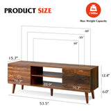 TV Stand for 55 60 inch TV, Mid Century Modern TV Console, Entertainment Center