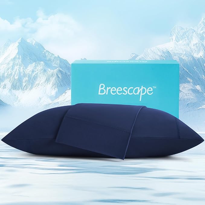 Cooling Pillow Cases King Size - BlendTek™ Dry & Cool Technology for Hot Sleepers