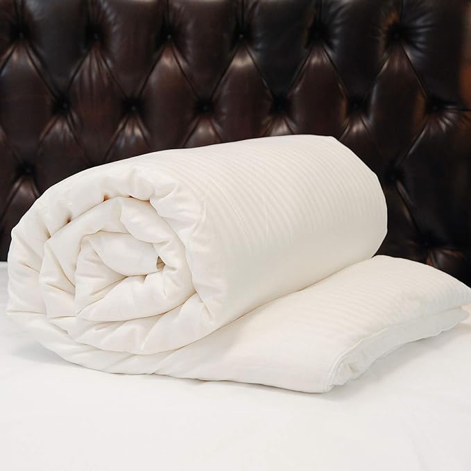Silk Comforter for Winter, 100% Long-Strand Silk Filling, Natural & Breathable (Twin Size)