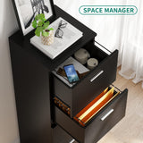 4-Drawer File Cabinet with Lock, 15.86" Deep Vertical Filing Cabinet