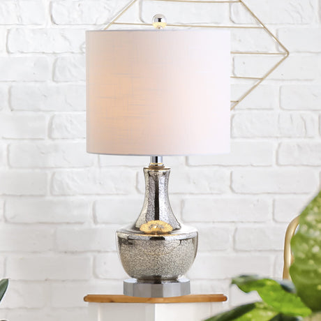 JYL1029B Colette 20" Mini Glass LED Table Lamp, Transitional, Glam, Global, Modern