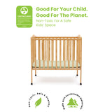 Folding Portable Mini Baby Crib with 1.5-inch Mattress - Greenguard Gold Certified,