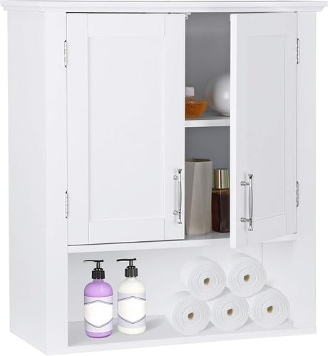 Bathroom Wall Cabinet Over The Toilet, White Medicine Cabinet