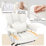 Big and Tall Executive Office Chair with Footrest - 400 LBS Capacity