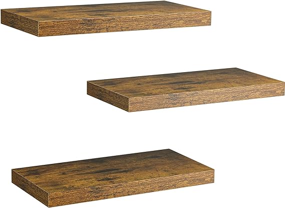 Floating Shelves, Wall Shelves for Bathroom/Living Room/Bedroom/Kitchen Decor