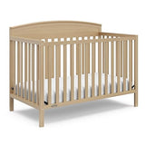 Benton 5-in-1 Convertible Crib (White) – GREENGUARD Gold Certified, Converts from Baby