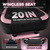 Pink Gaming Chair with Cat Ears - Ergonomic Office Chair with Memory Foam