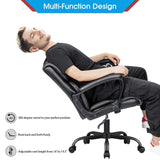 Mid Back Executive Office Chair Swivel Computer Task Chair with Armrests,Ergonomic