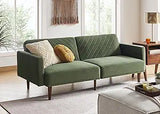 Futon Sofa Bed, Couch, Small Sofa, Sleeper Sofa, Loveseat, Mid Century Modern Futon Couch