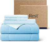 Evercool®+ Cooling Comforter Set, TwinXL, Arctic White, 4pcs with Cooling Blanket
