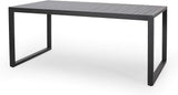 310797 Dining Table, 70 "W x 35 "D x 30 "H, Black