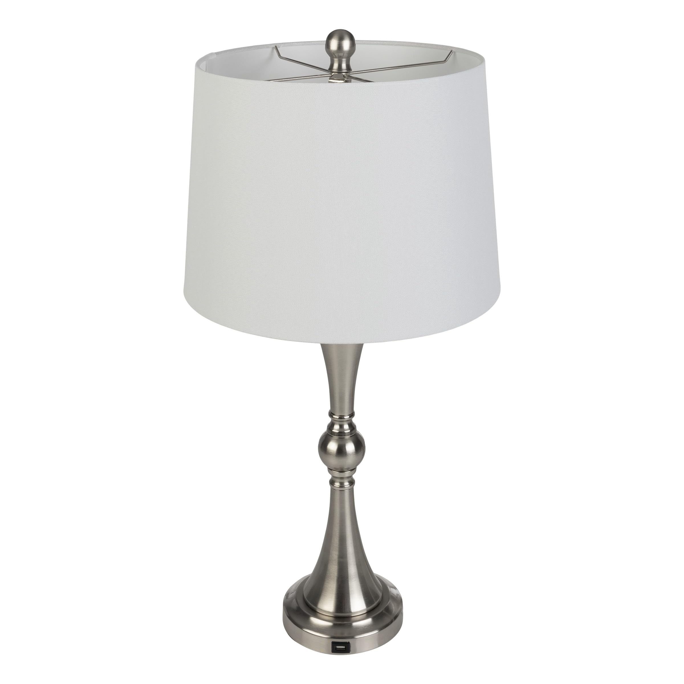 Set of 2 Table Lamps - Lamps with USB Charging Ports, Touch Control