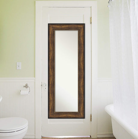 Door Wall Mirror, Full Length Mirror (55.5 x 21.5 in.), Ballroom Bronze Full Body Mirror and