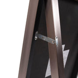 HomeRoots Sleek Brushed Brass Rectangular Full Length Standing Mirror