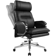 Genuine Leather Modern Executive Chair High-Back Support 90 to 150 Degrees