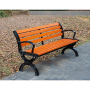 1.2m Park Chair Outdoor Bench Iron Bench Outdoor Cast Aluminum Courtyard Property Backrest