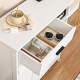 Bathroom Cabinet, Floor Storage Cabinet with Doors and Shelves, Coffee Bar Cabinet
