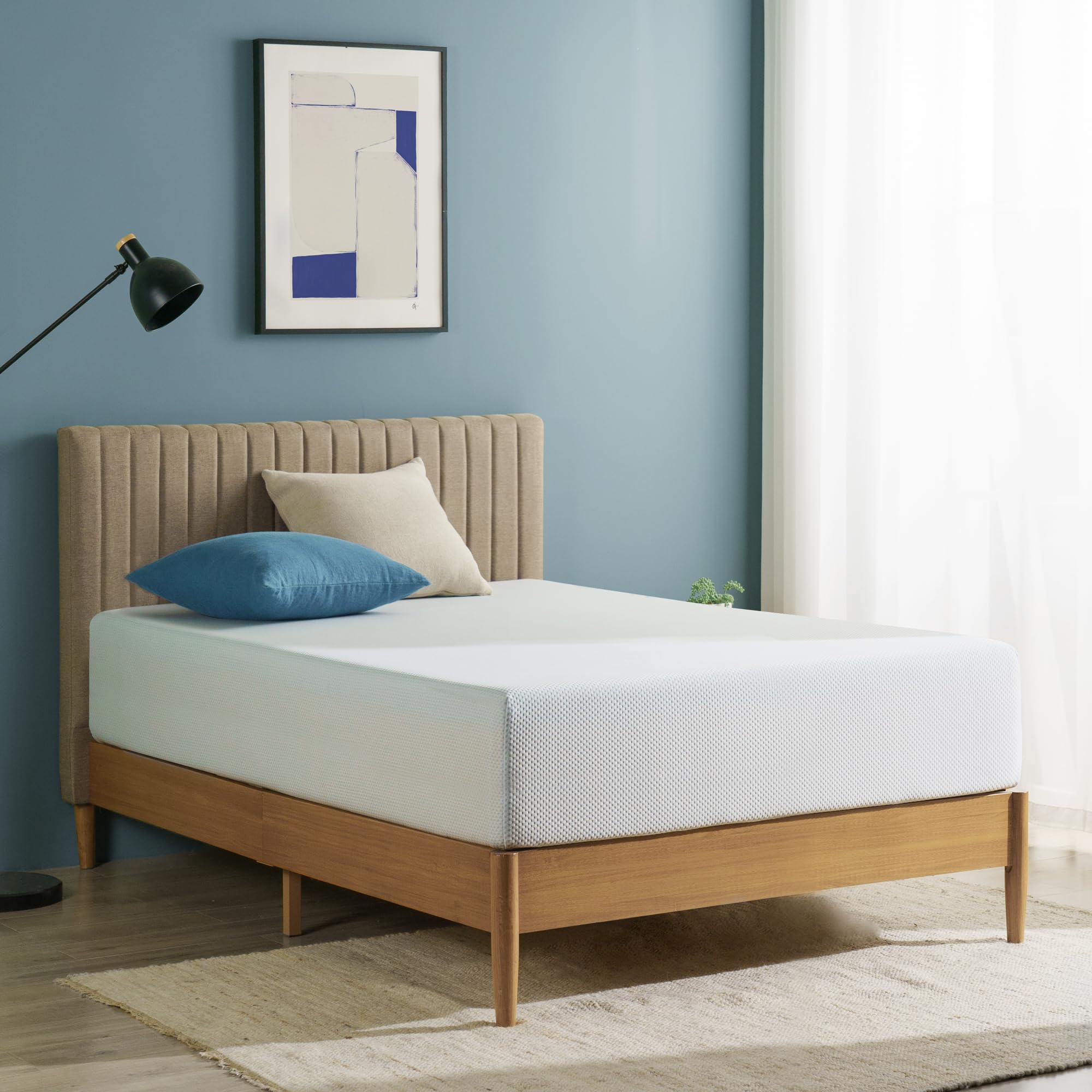 12 Inch Green Tea Cooling Memory Foam Mattress
