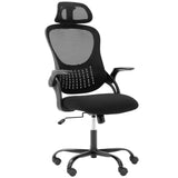 Home Mesh Office Chair-Computer Desk Swivel Reclining Chair with Wheels, Lumbar Support