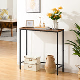 2 Pack 29.5" Narrow Console Table, Small Entryway Table, Thin Sofa Table,