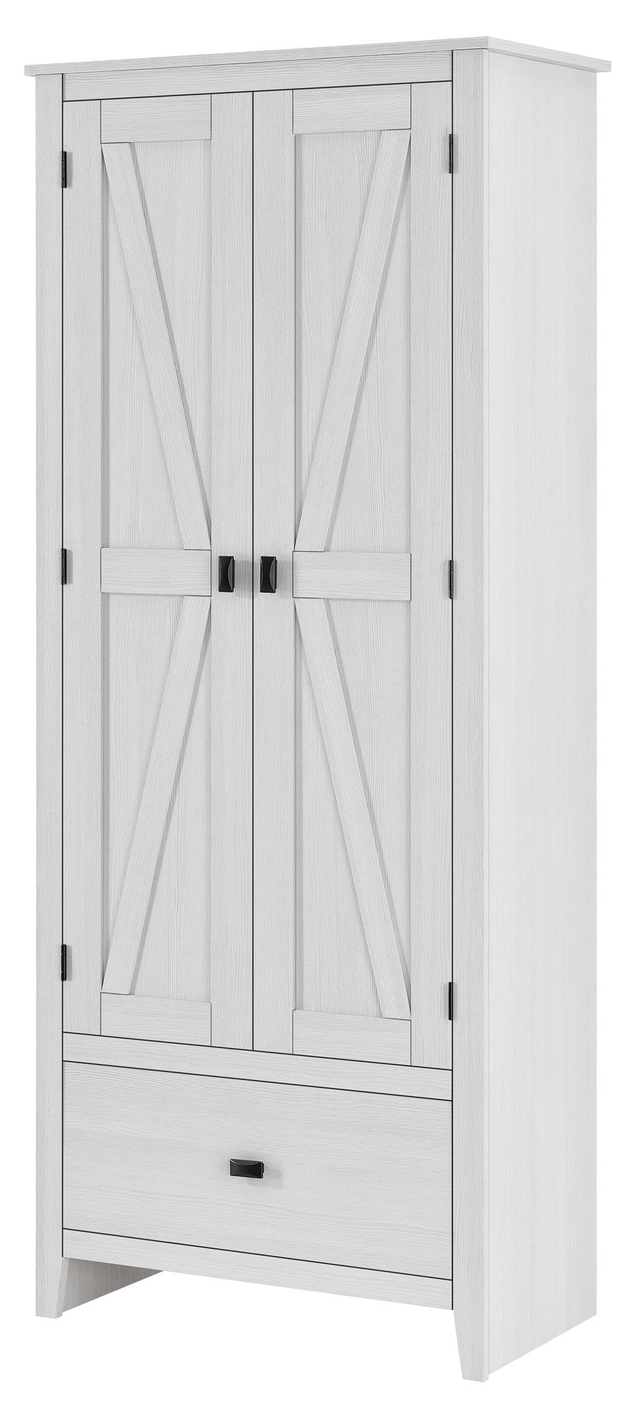 30" Wide Storage Cabinet, Ivory Pine