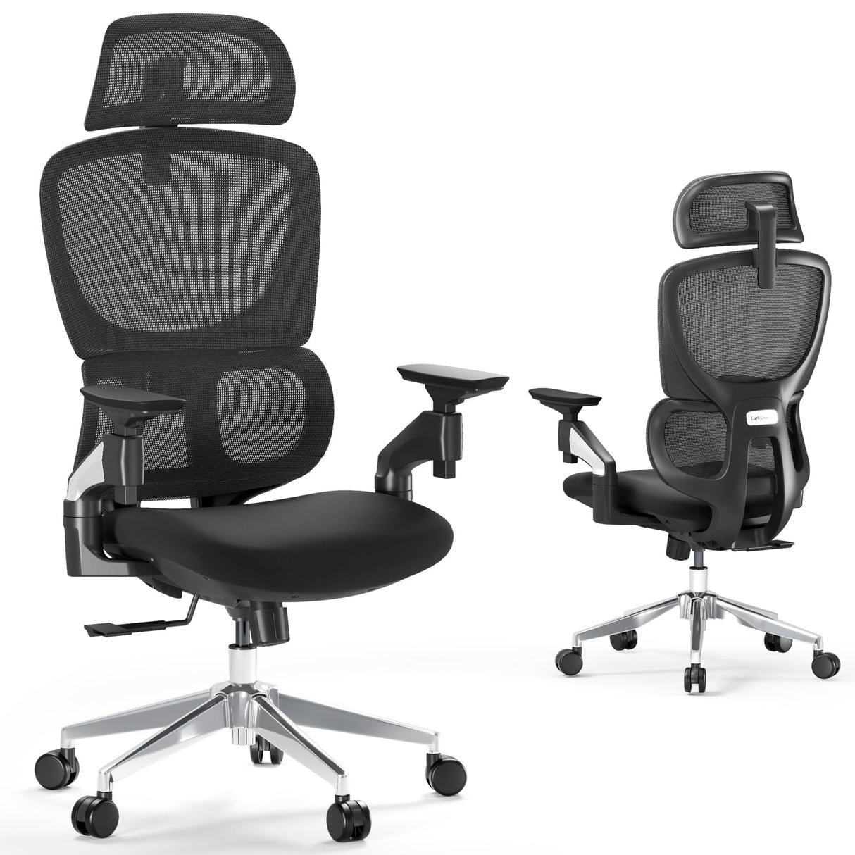 Office Chair Ergonomic Desk Chair, Adjustable 4D Armrests, High Back Gaming Chair