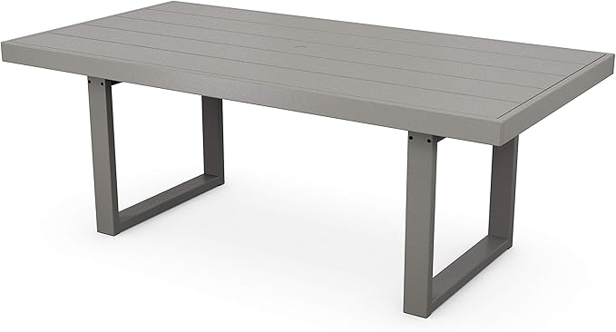 Edge Dining Table, Black (78 x 29.25 x 40.15 (WxHxD), 142 pounds