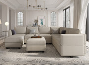 Modular Sectional Sofa with Storage Seat Oversized U Shaped Couch