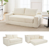 70.78" Loveseat Sofa, Modern Small Corduroy Couch Comfy Deep Seat for Living Room
