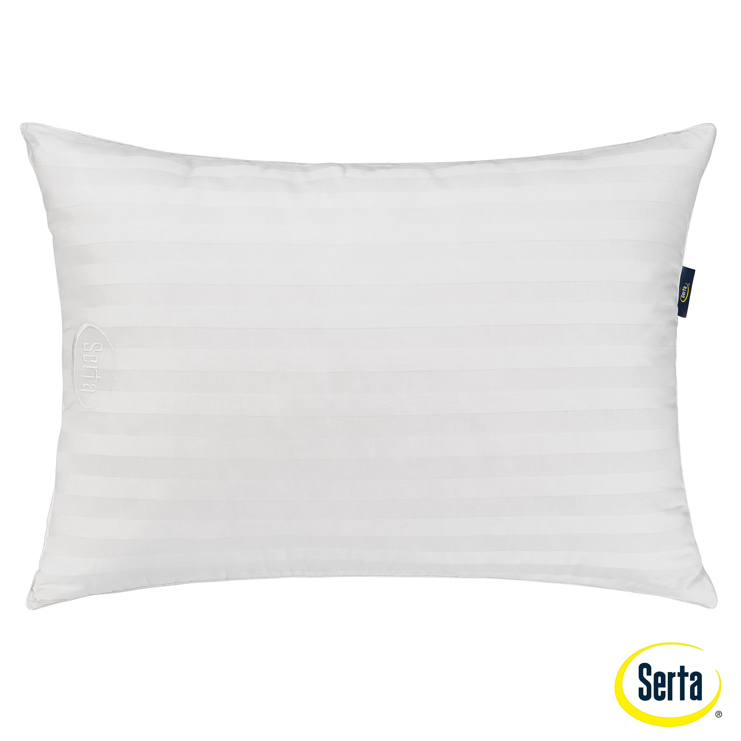Won't Go Flat King Size Set of 2 Down Alternative Bed Pillows