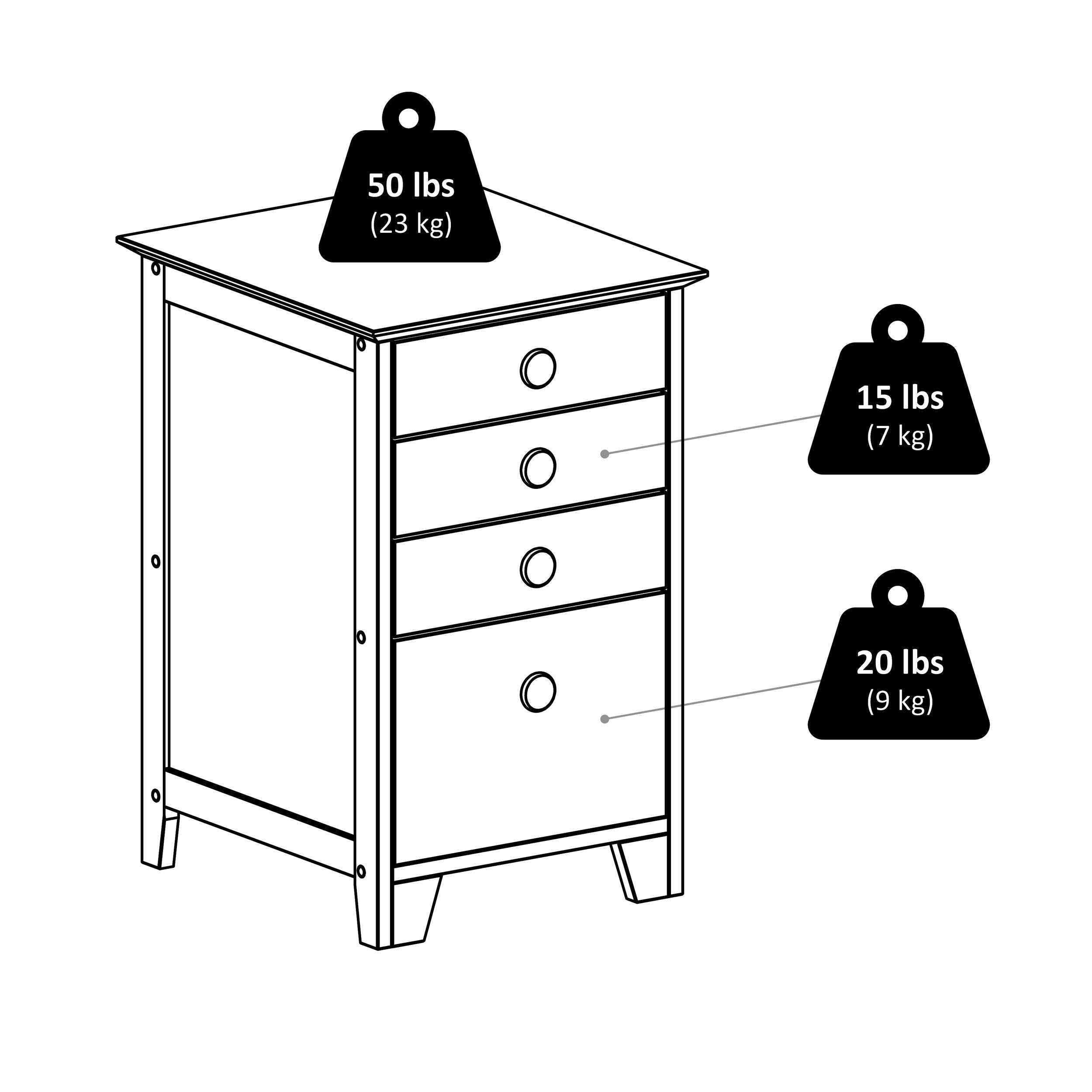 Studio File Cabinet, Honey