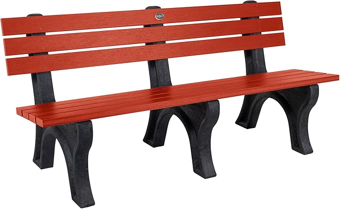 Sequoia Professional Aurora Park Bench, 6 ft, Nantucket Blue