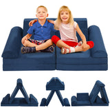 8 Pcs Modular Kids Play Couch, DIY Modular Toddler Couch for Playroom and Bedroom