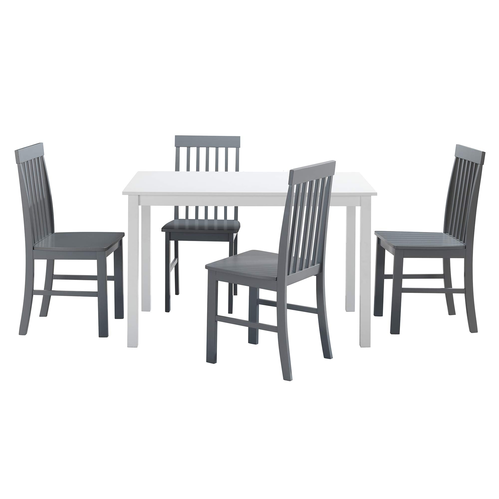 4 Person Modern Farmhouse Wood Small Dining Table Dining Room Kitchen Table Set 4
