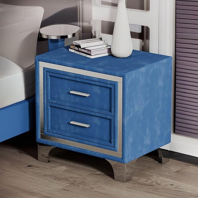 Nightstand Rustic Style Bedside Table Wood Frame End Table
