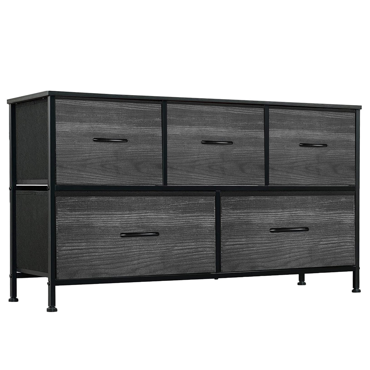 Drawer Dresser for Bedroom, 21H x 40L X12''W Tall Chest of Drawers for Closet, Nursery